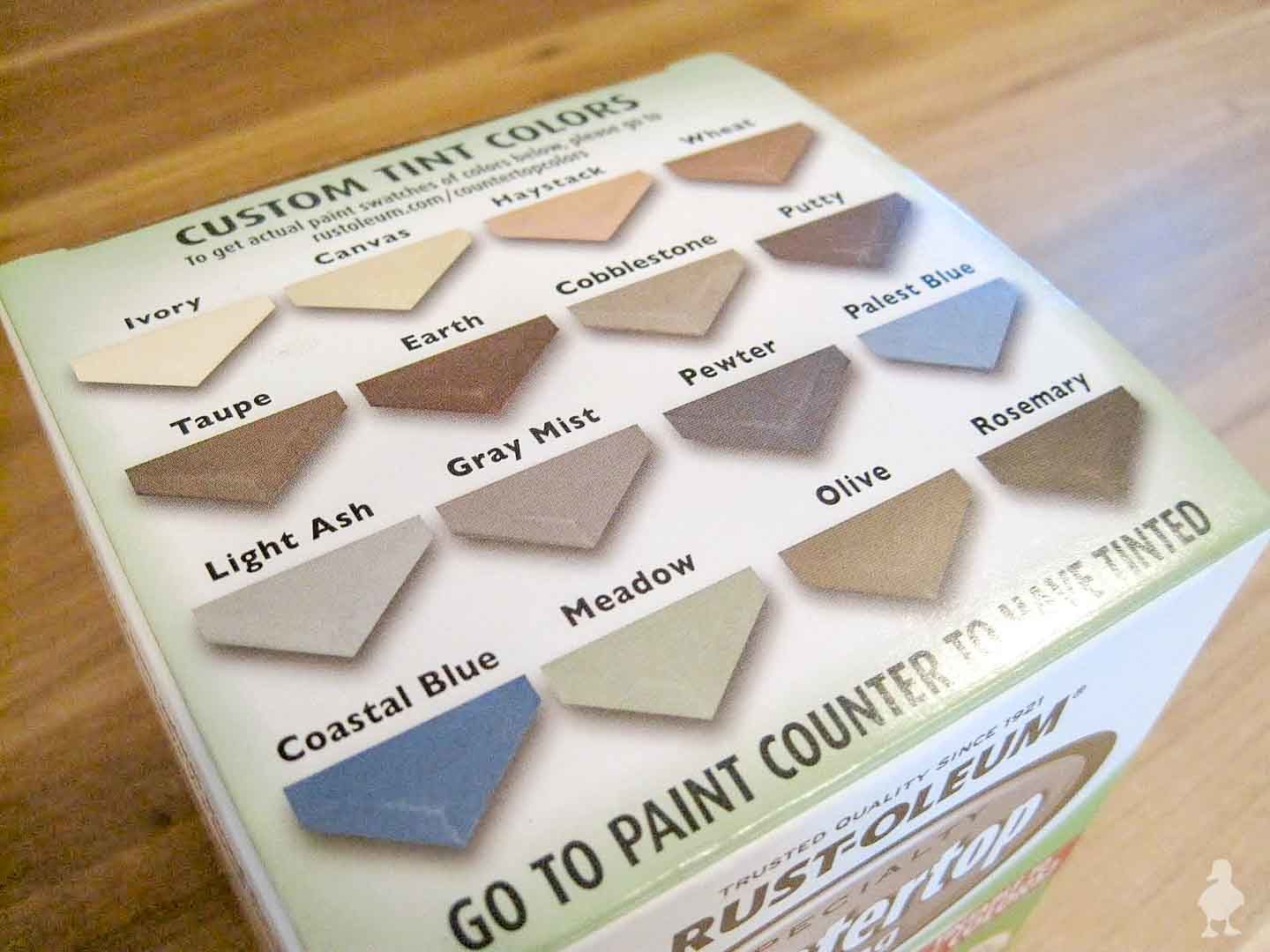Rustoleum countertop coating color options - I painted my kitchen countertops