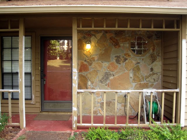 humble beginnings - front porch circa 2012