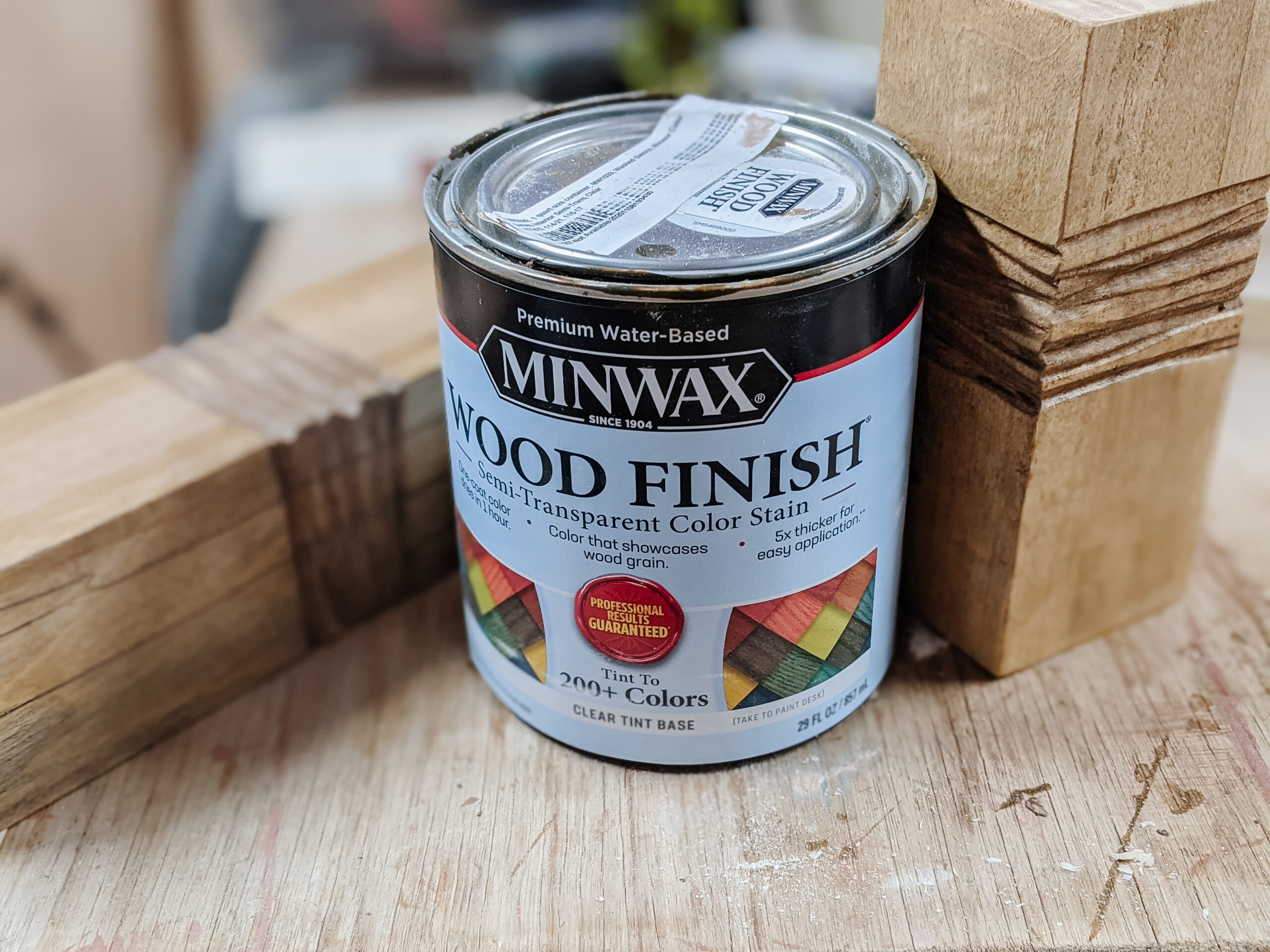 Minwax Water Based Semi Transparent Stain in Vermont Maple