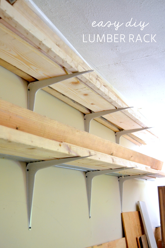 Cheap And Easy Diy Lumber Rack Ugly Duckling House