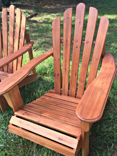 Staining Tips for Adirondack Chairs and New Planters • Ugly Duckling House