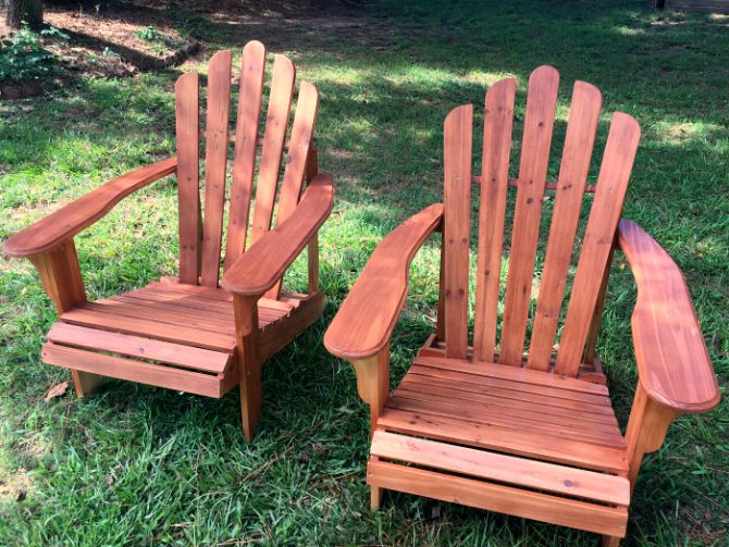 Staining Tips for Adirondack Chairs and New Planters • Ugly Duckling House