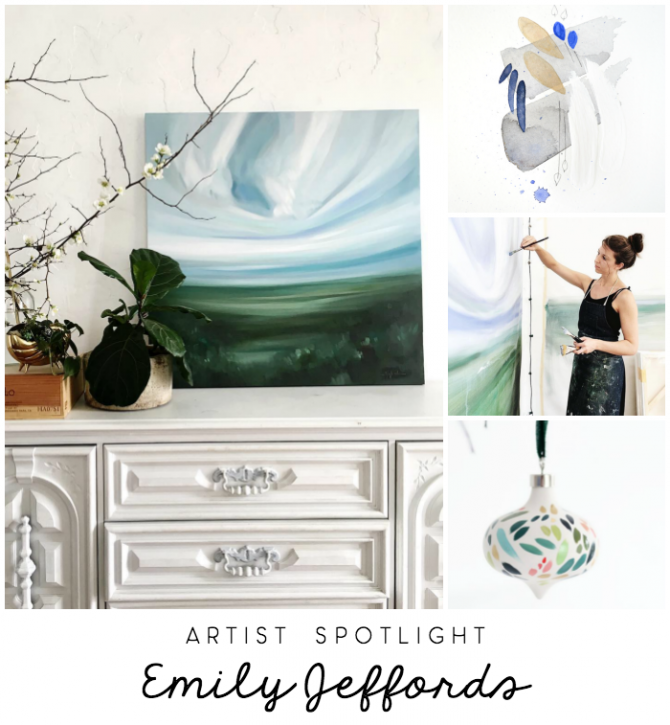 Laundry Room Makeover: Art Inspired by Emily Jeffords • Ugly Duckling House