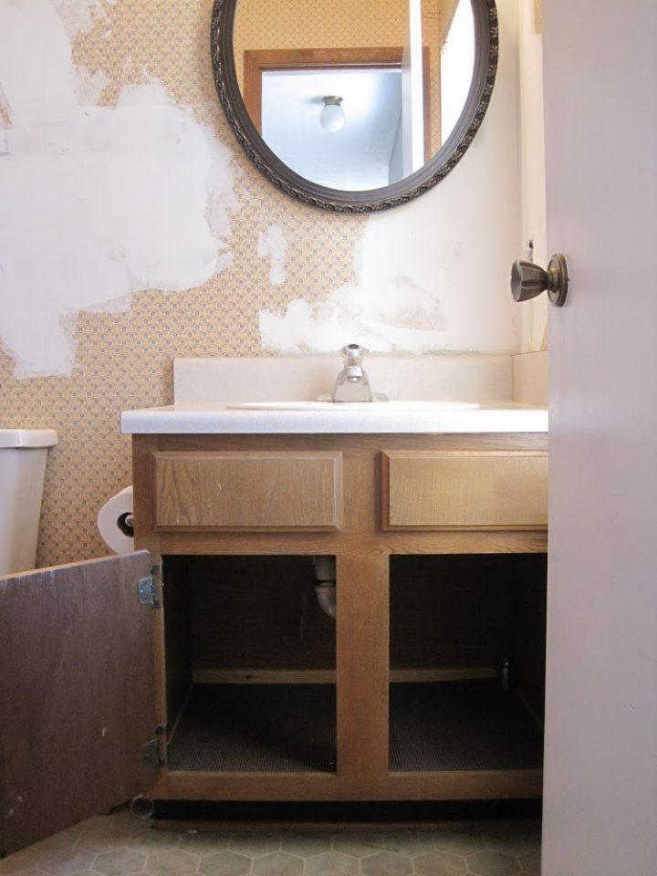 old master bathroom vanity