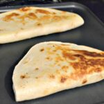 grilling quesadillas on stovetop