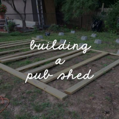 Planning the Pub Shed! • Ugly Duckling House