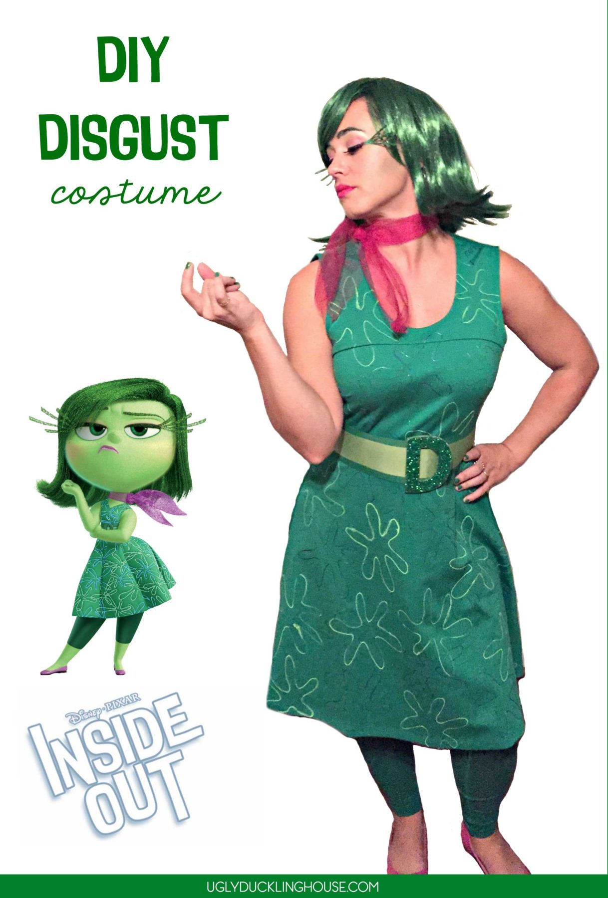 Diy Disgust Costume Inside Out Ugly Duckling House