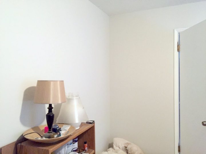 guest bedroom before - right back corner