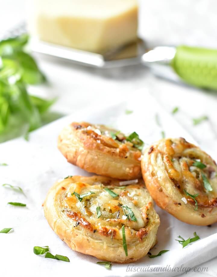 puff pastry pinwheels are perfect for your next party