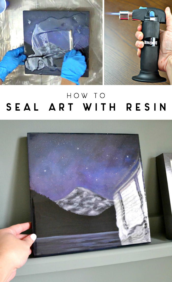How to Seal Art with Resin & Get a High Gloss Finish • Ugly