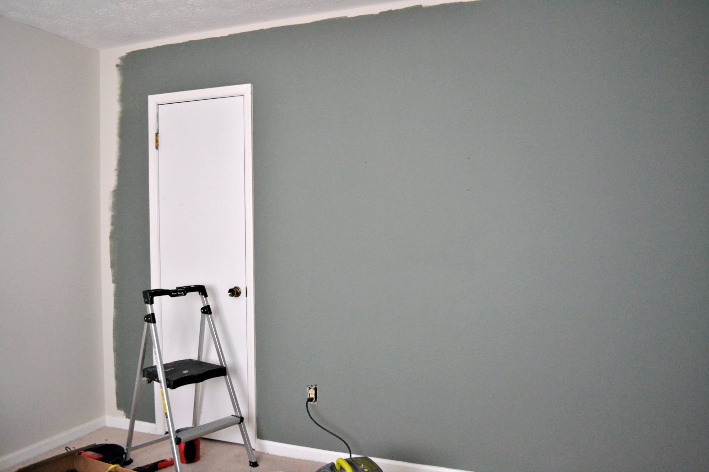 Dueling DIY: Dark Sage Green, Curtains, and Vlog #2 • Ugly Duckling House