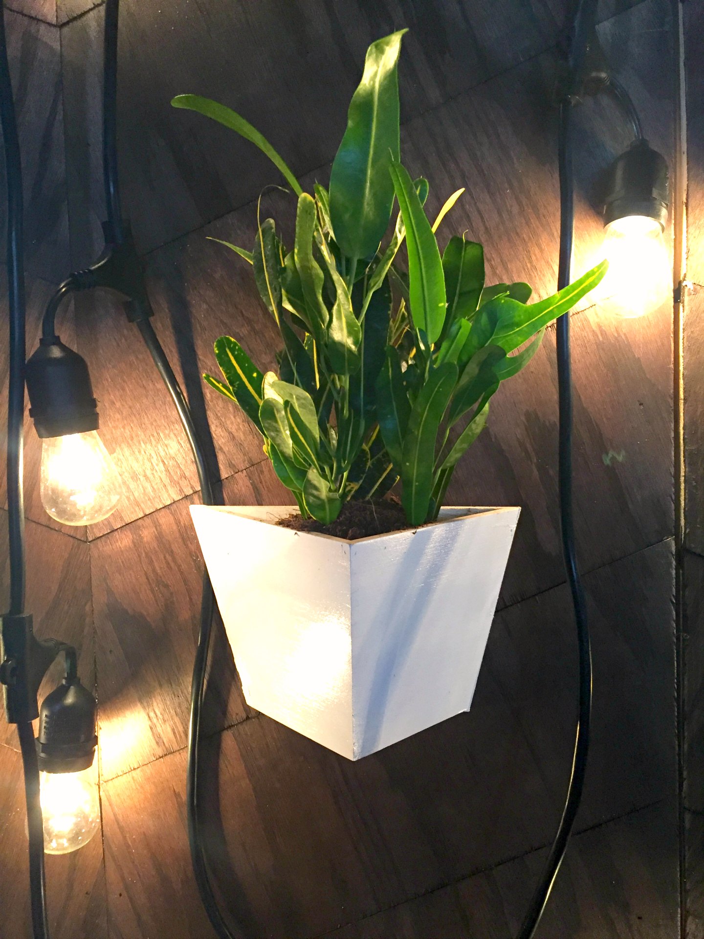 hanging planter ikea hack