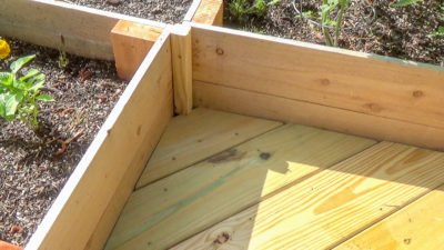 Mini Garden Deck | Scrap Deck Boards Made Useful • Ugly Duckling House