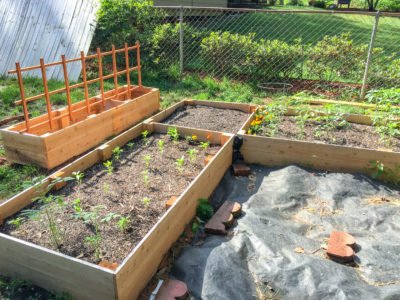 DIY L-Shaped Garden Bed • Ugly Duckling House