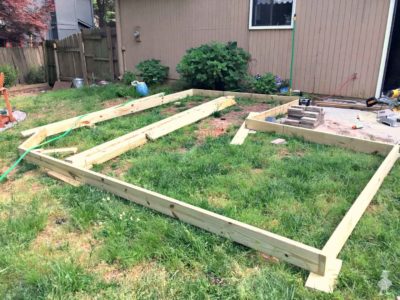 Diy Floating Deck, Part 2: Frame & Waterproofing • Ugly Duckling House