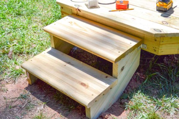 DIY Floating Deck, Part 4: Trimming Deck Boards and Rounding the Edges ...