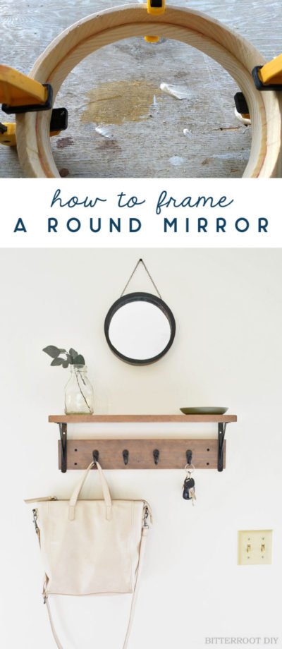 How to Frame a Round Mirror — No Fancy Tools! • Ugly Duckling House