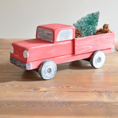 DIY Vintage Christmas Truck