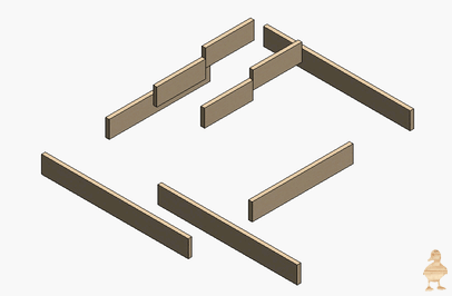 build the base of the platform bed