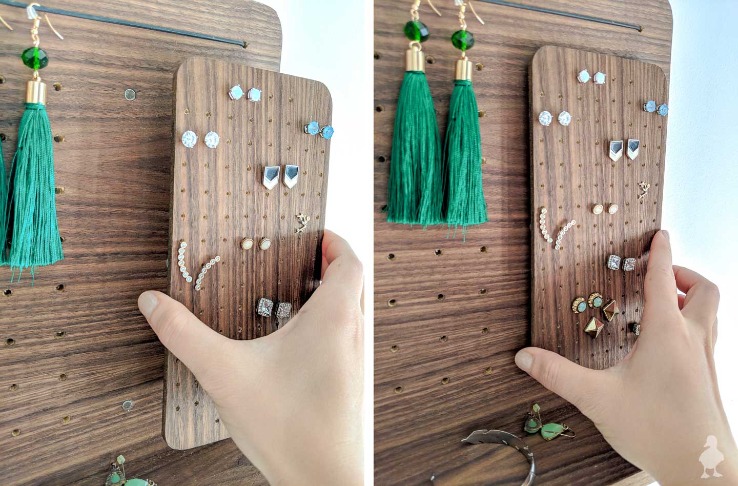 Knobbed Wooden Jewelry Hanger · How To Make A Jewelry Hanger · Home + DIY  on Cut Out + Keep