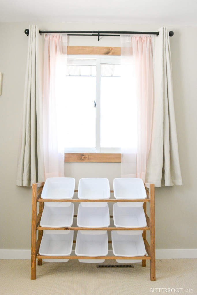 DIY Storage Shelf with Baskets • Ugly Duckling House