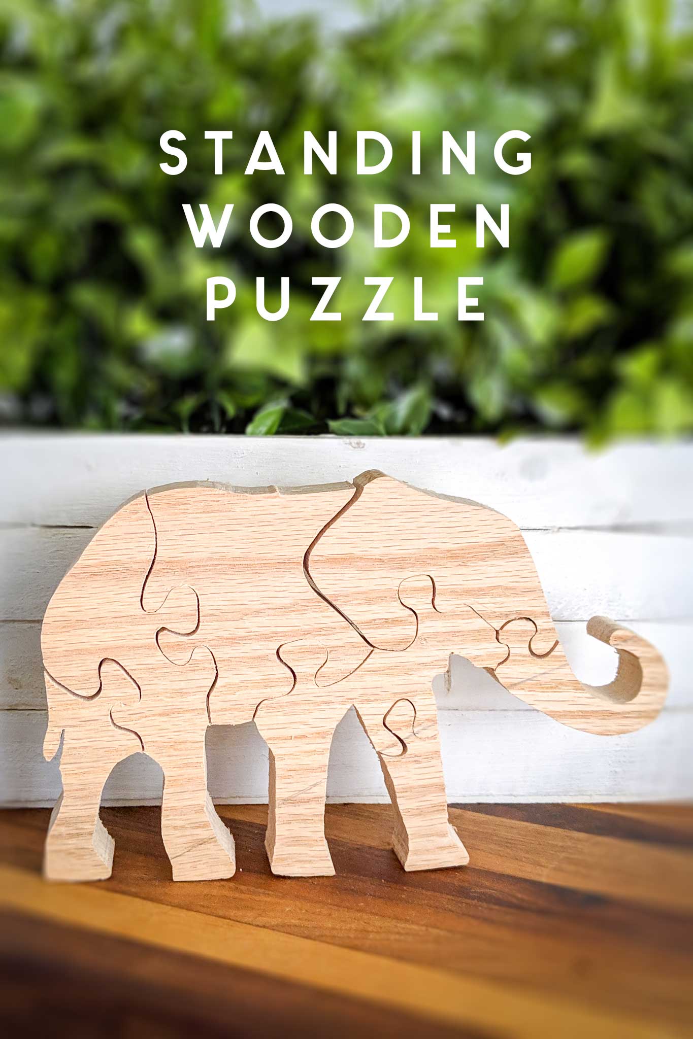 how to make a wooden puzzle ugly duckling house