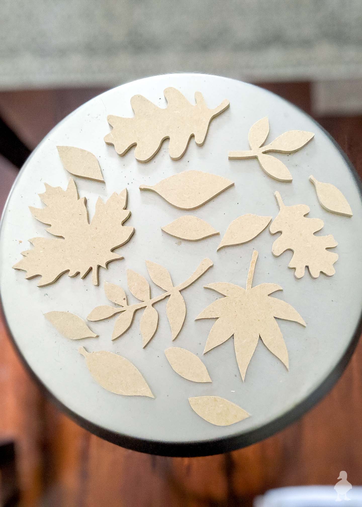 cut all leaves out on scroll saw
