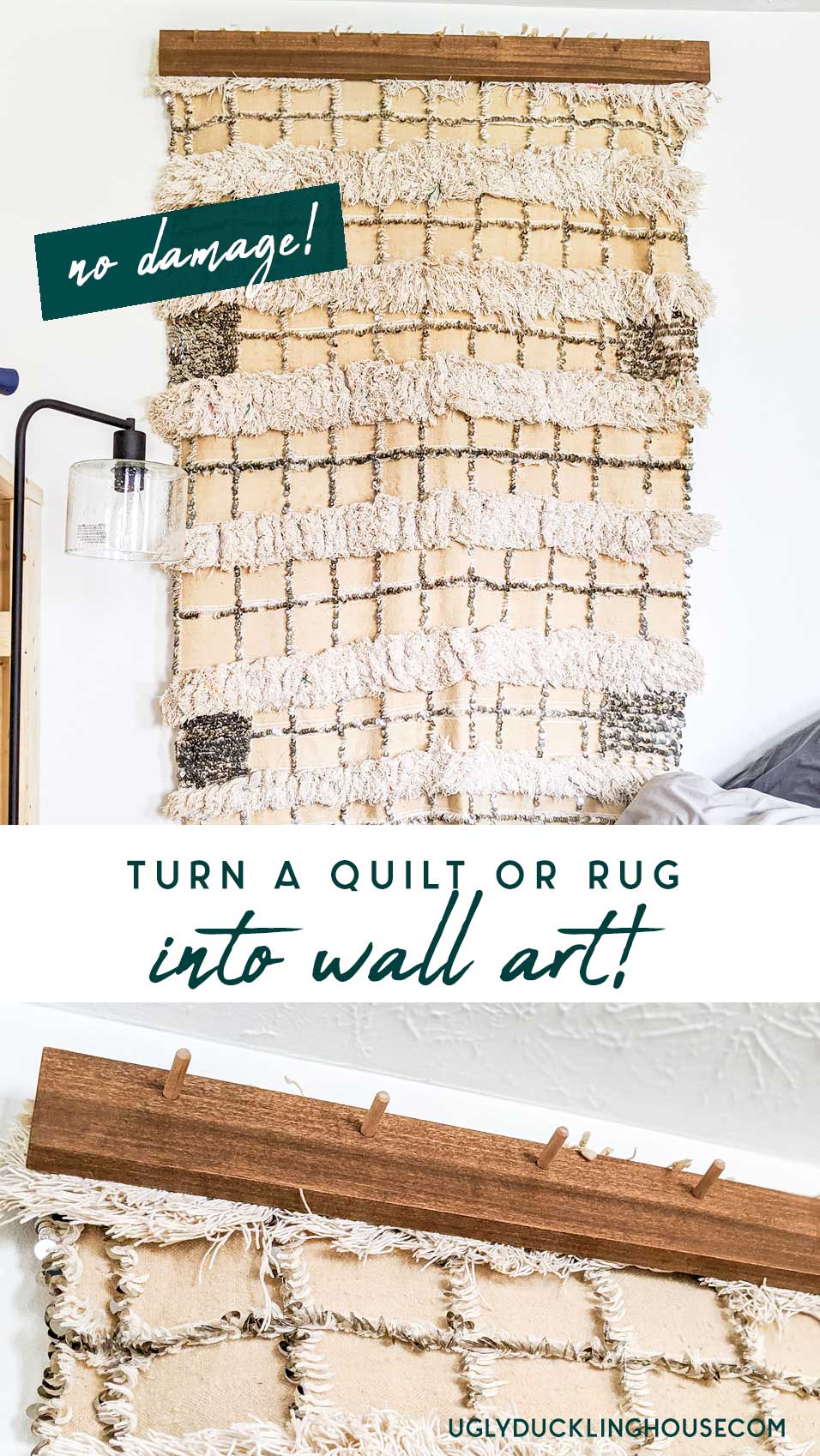 How to make a quilt hanger. 