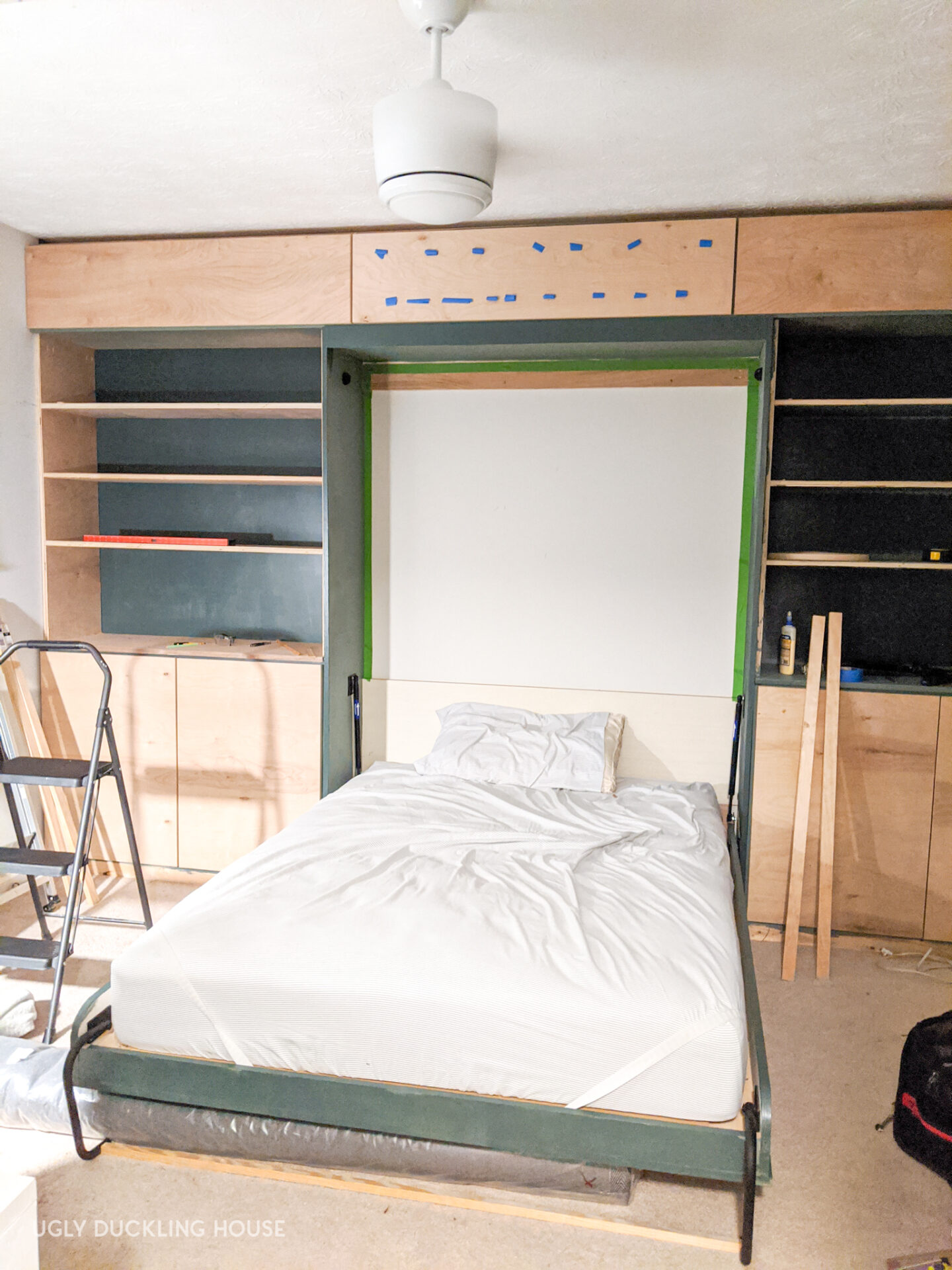 guest bedroom built-ins preview