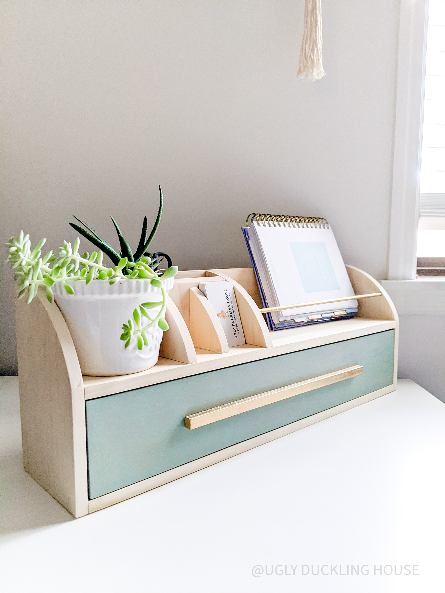 How to Make a Wood Desk Organizer